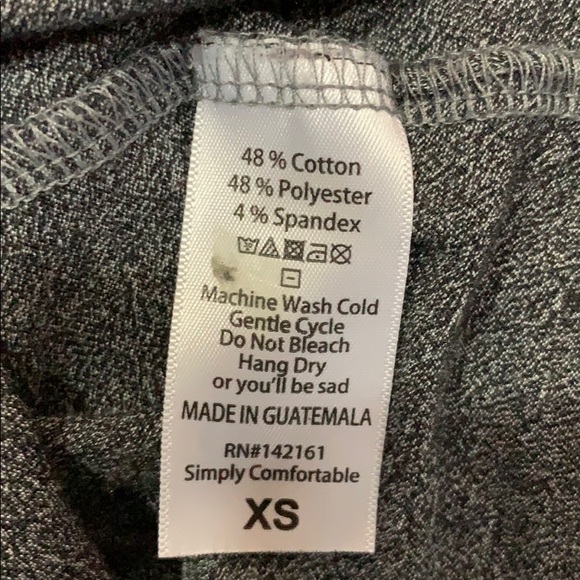 👾 LuLaRoe Grey Randy Top - Picture 6 of 6